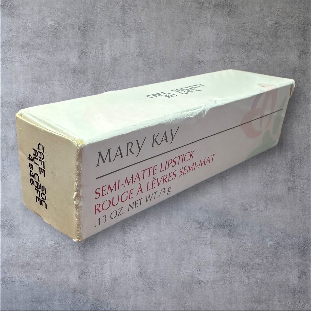 Mary Kay Semi-Matte Lipstick 4546โ .13oz Cafe Society New Box Discontinued